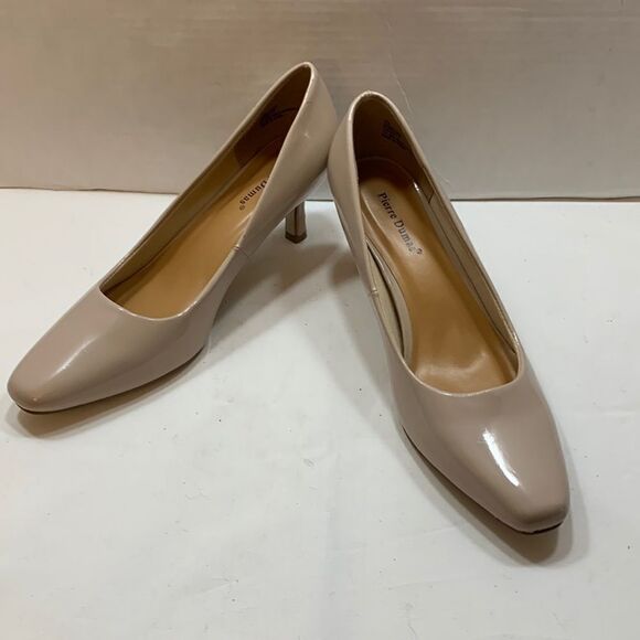 PIERRE DUMAS SIZE 9 Tan Pumps - Picture 1 of 6